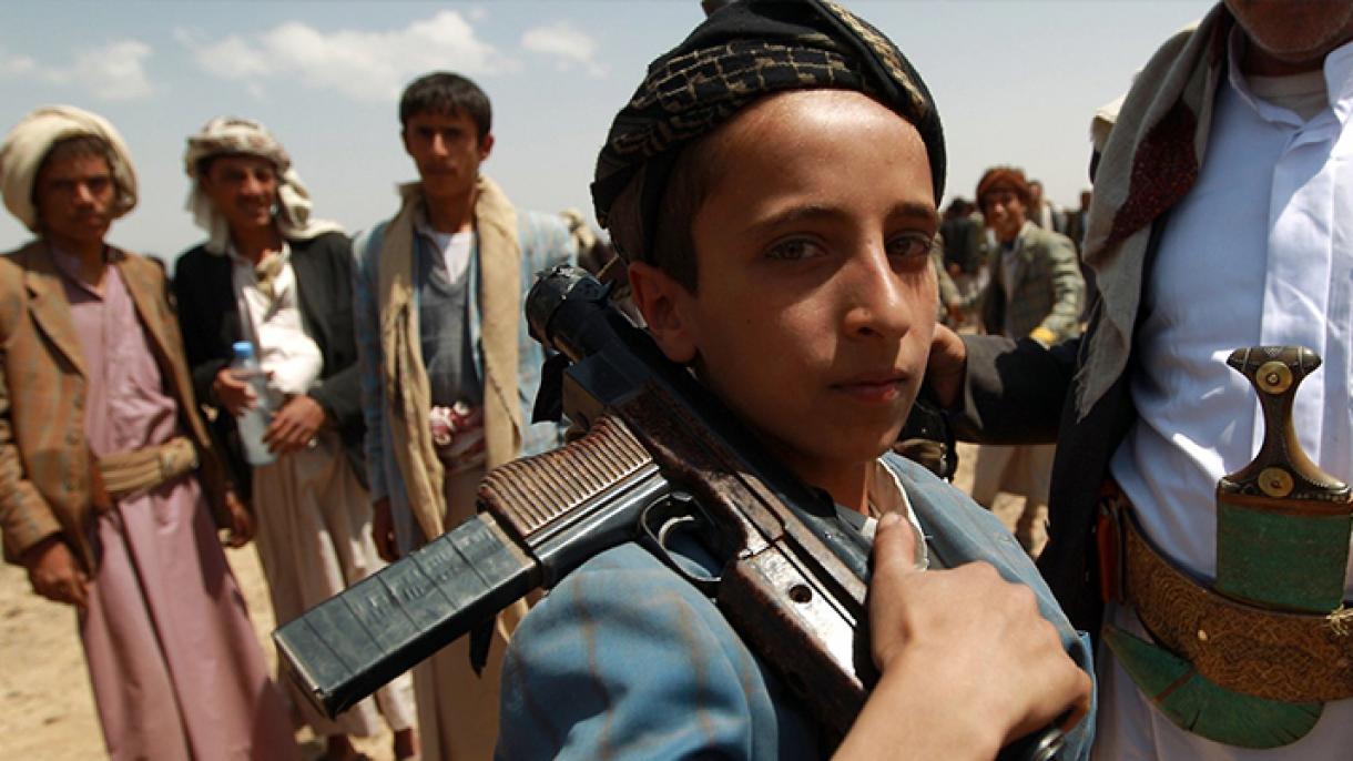 استفاده از کودکان در یمن در درگیری های خشونت آمیز