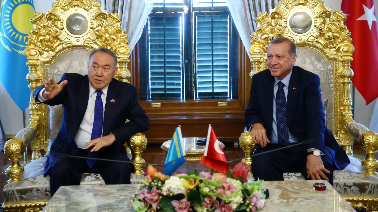 صدر ایردوان اور صدر نذر بائیف کے درمیان ون ٹو ون ملاقات