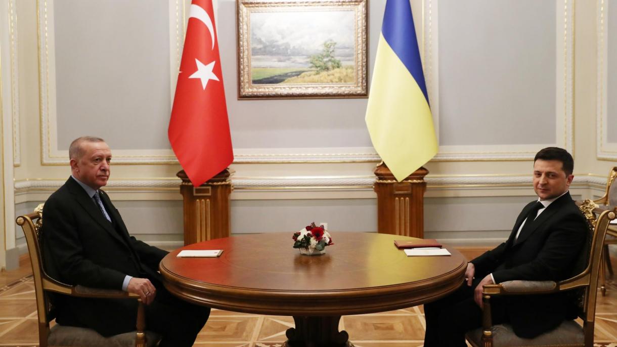 Erdo‘g‘an Kiyevda Ukraina Prezidenti Vladimir Zelenskiy bilan uchrashdi