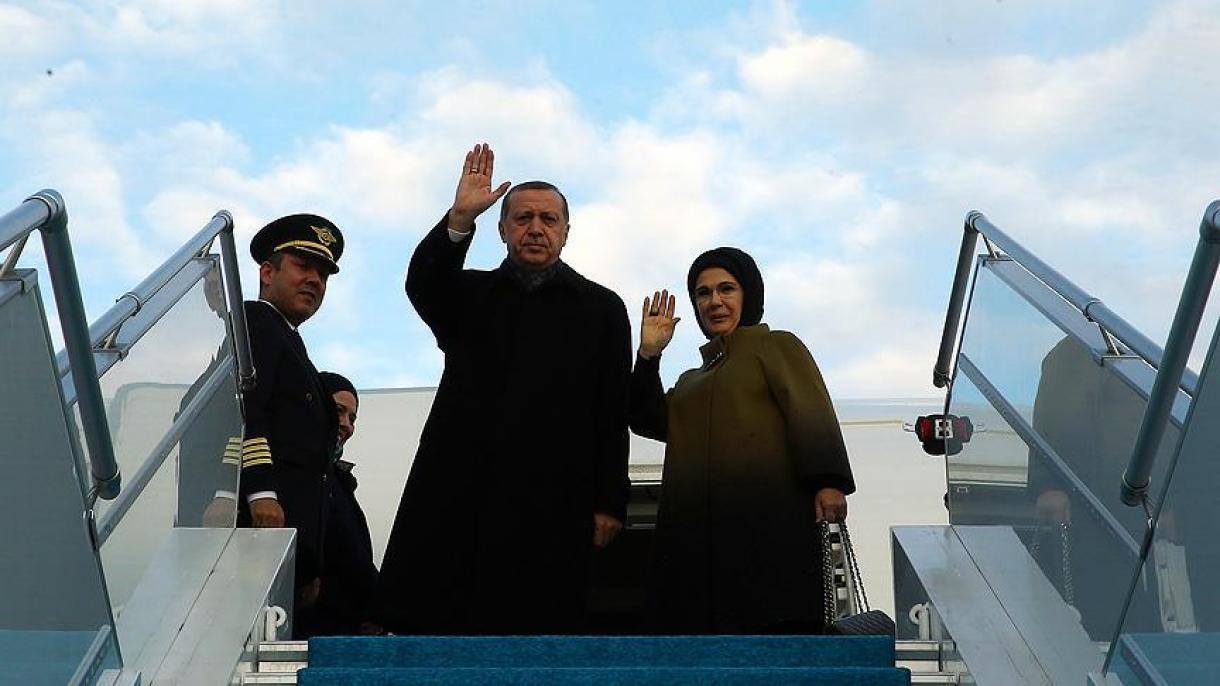 Prezidenti Rəcəb Tayyib Ərdoğan, Belarusun paytaxtı Minskə yola düşüb