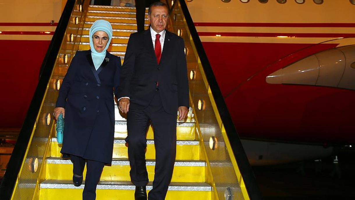 رجب طیب اردوغان، رئیس جمهور تورکیه وارد شهر مدینه عربستان سعودی شد