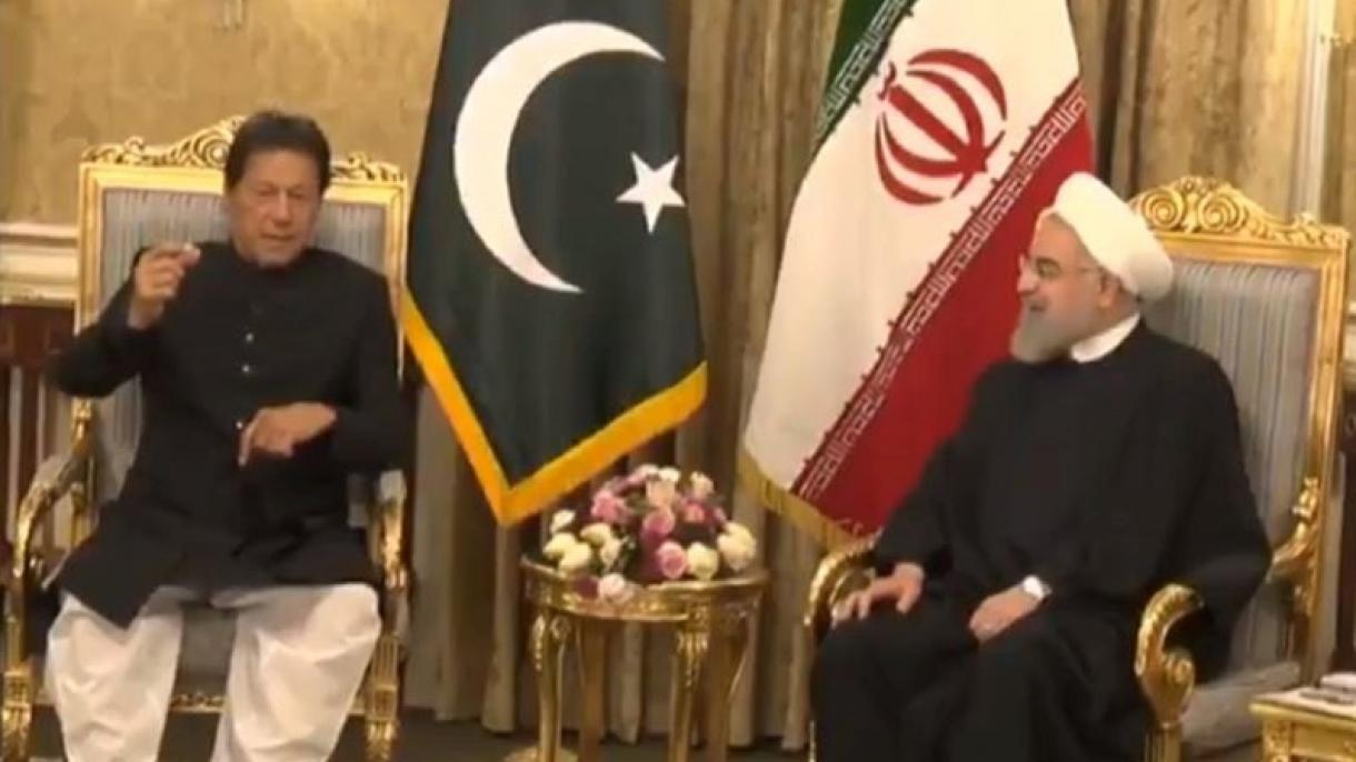وزیراعظم عمران خان کی صدر حسن روحانی سے ملاقات، خطے کی صورتِ حال پر بات چیت