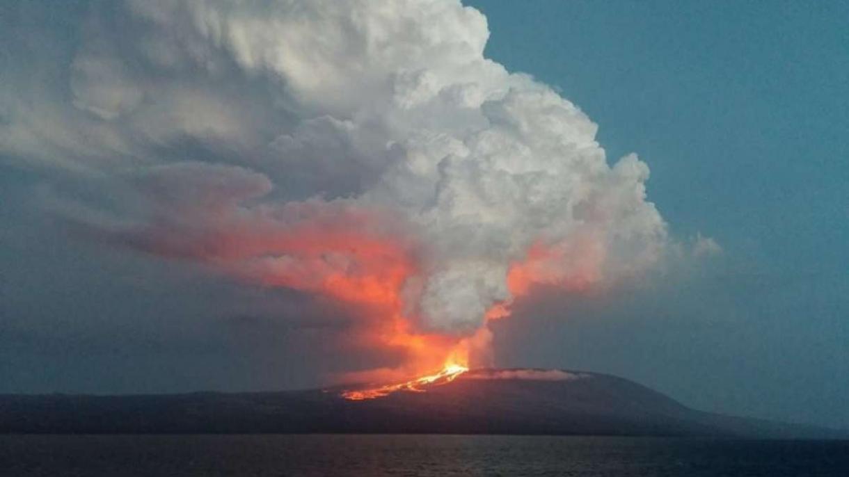 Alerta de alta atividade sísmica em um vulcão das Ilhas Galápagos