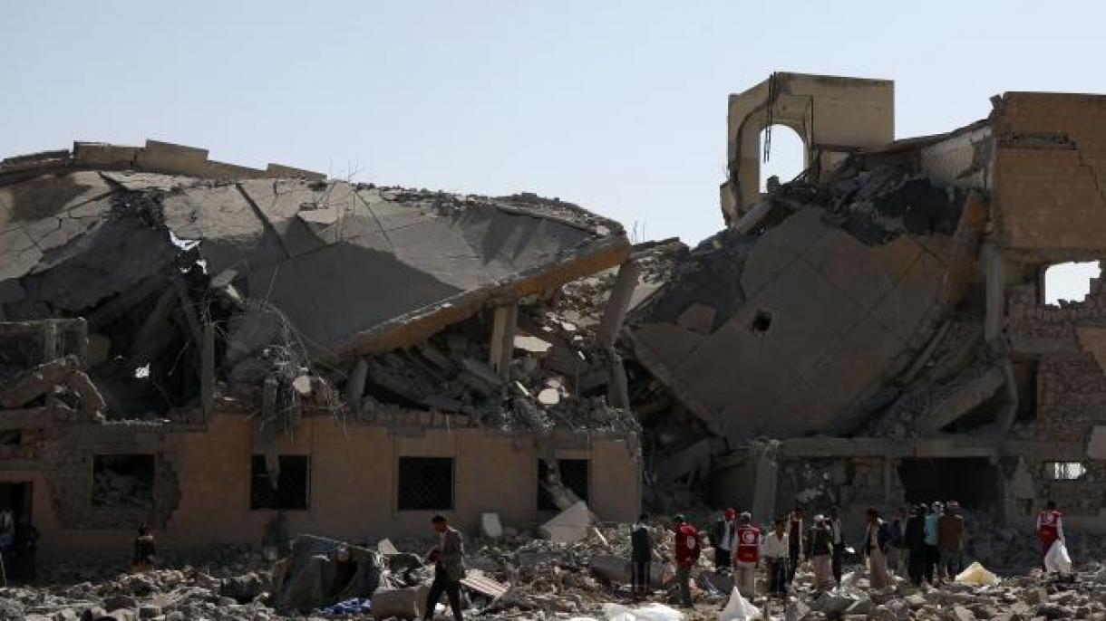 حمله هوایی نیروهای ائتلاف عرب به زندانی در یمن 60 کشته بجای گذاشت
