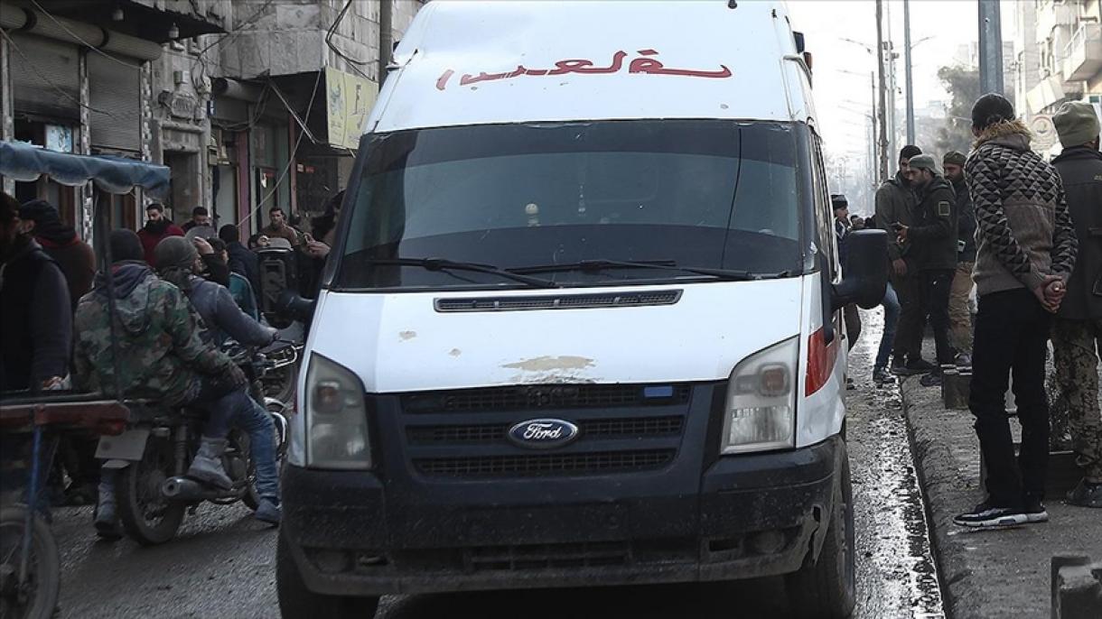 叙利亚巴卜区遭恐怖组织的袭击