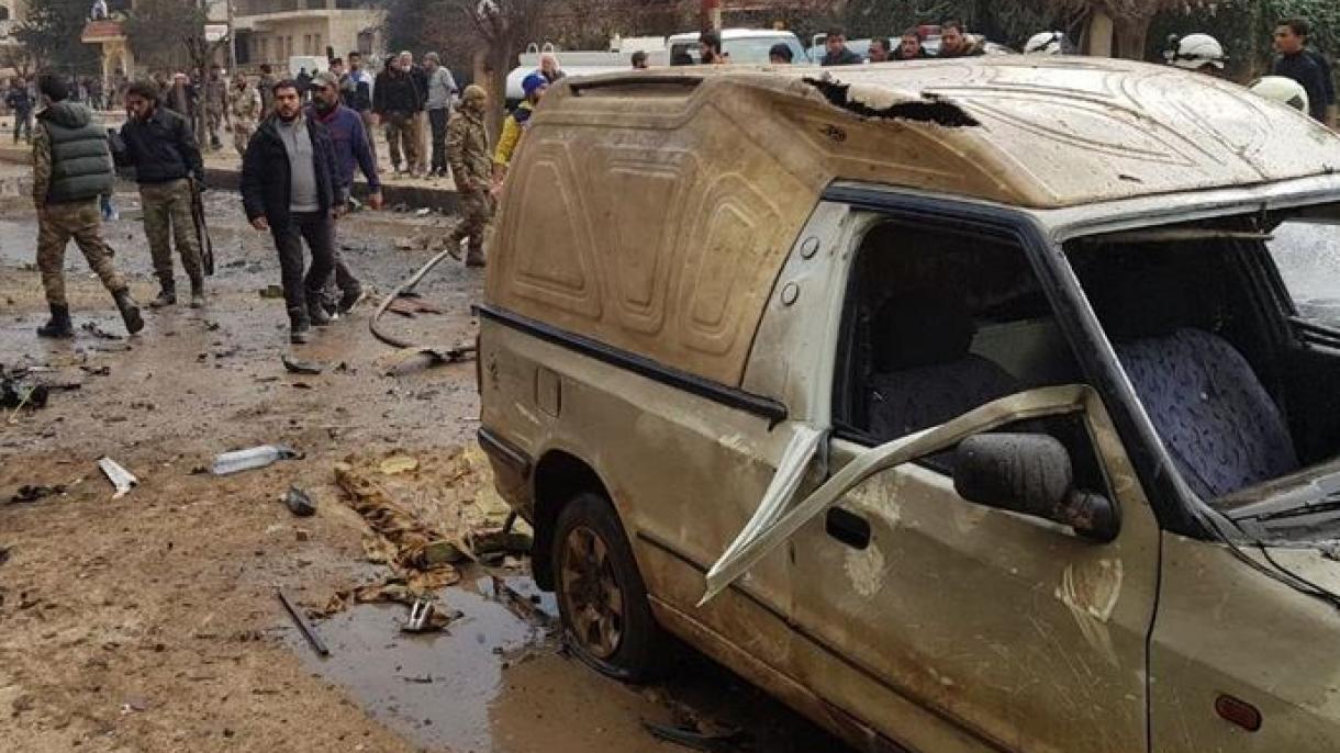حمله با خودروی بمب گذاری شده در عفرین