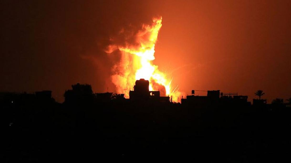 Izraeli támadás érte Gázát