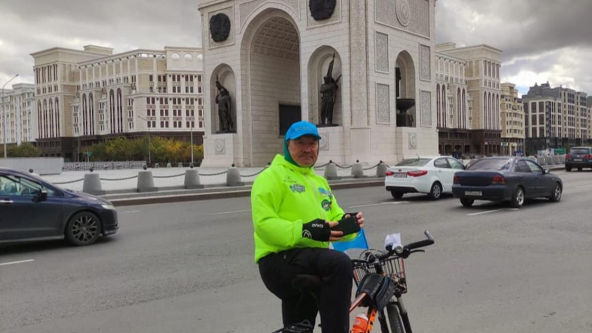 Велошабандоз Рәббім Борашев Бейнеу – Нұр-Сұлтан бағытын бағындырды