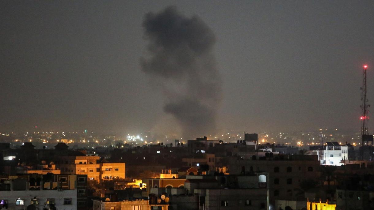 以色列出动战机空袭加沙地带
