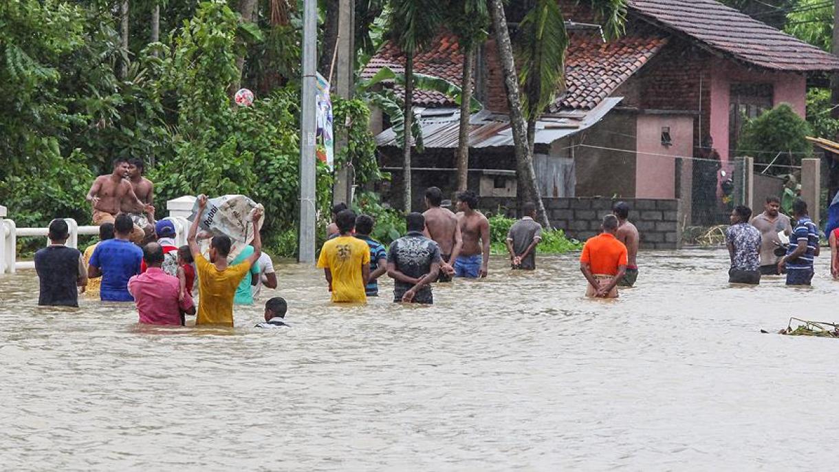سری لنکا میں شدید سیلاب کے نتیجے میں 212 افراد ہلاک