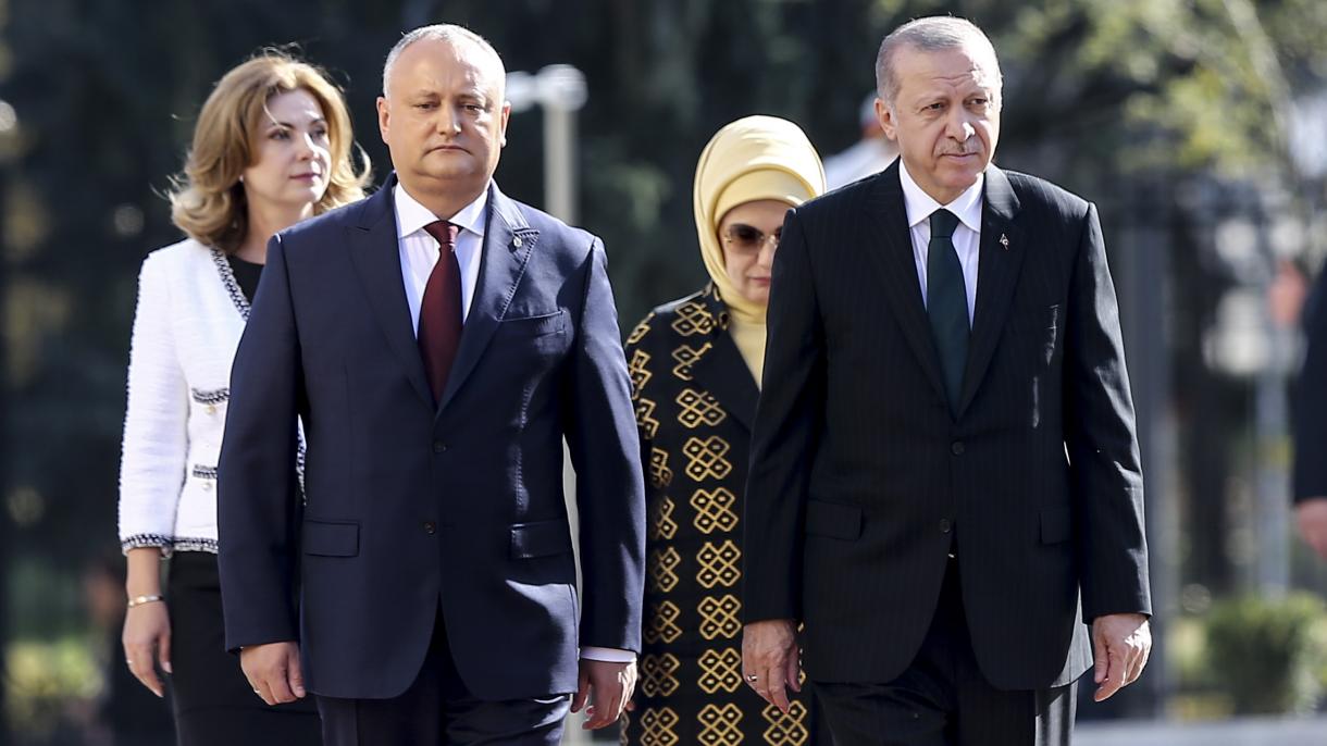 Prezident Rajab Tayyib Erdo'g'an Moldovada