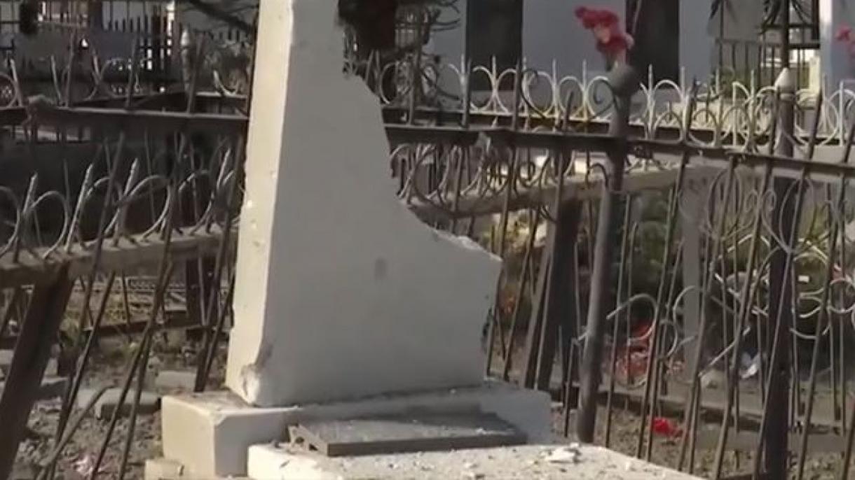 Civilekre támadt egy temetőben az örmény hadsereg
