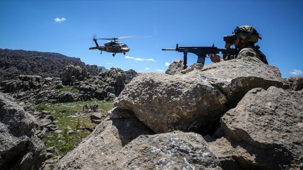 41 تروریست در عملیات نظامی پنجه ببر نیروهای مسلح ترکیه از قدرت عمل ساقط گردید