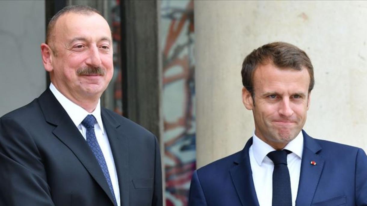 Aliyev – Makron söylӓşüe