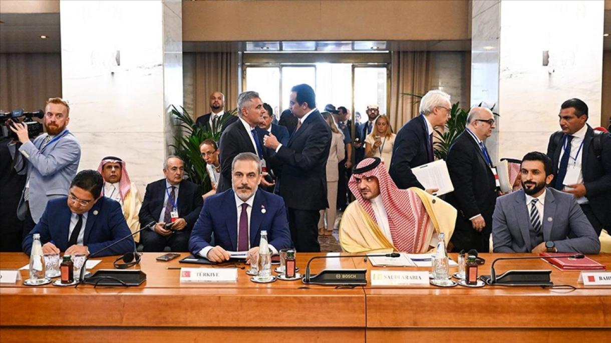 وزیر خارجہ حقان  فیدان  کی بین الالقوامی پناہ گزینکانفرنس میں شرکت