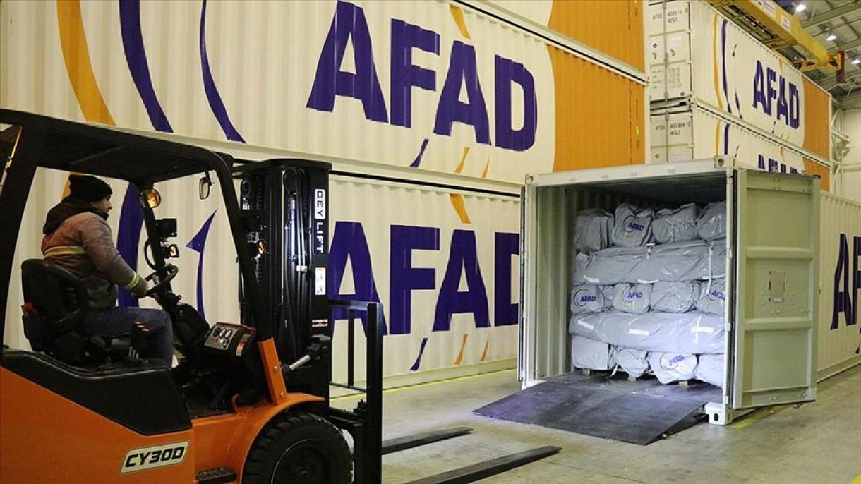 土耳其AFAD向伊德利卜灾民提供人道主义援助物资