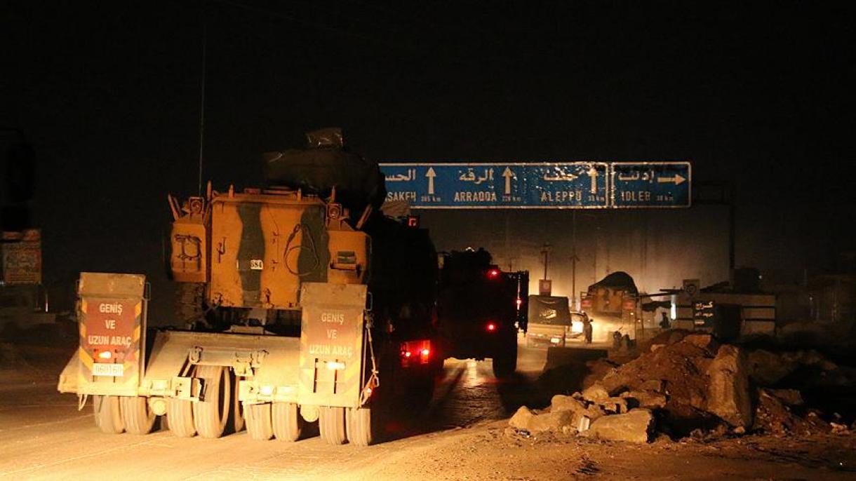 El convoy de las FAS turcas se trasladó a Idlib
