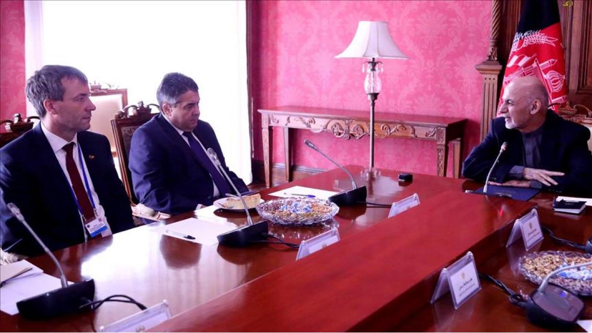 اشرف غنی با وزیر خارجه آلمان در کابل دیدار کرد