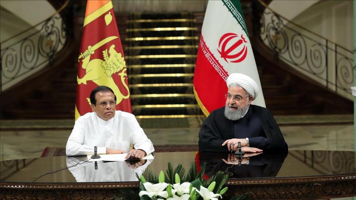 روسای جمهور ایران و سریلانکا در تهران دیدار کردند