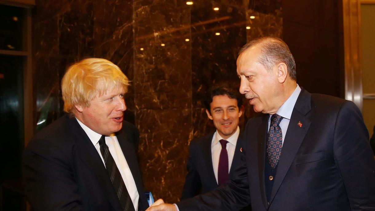 اردوغان وزیر امور خارجه انگلستان را به حضور پذیرفت