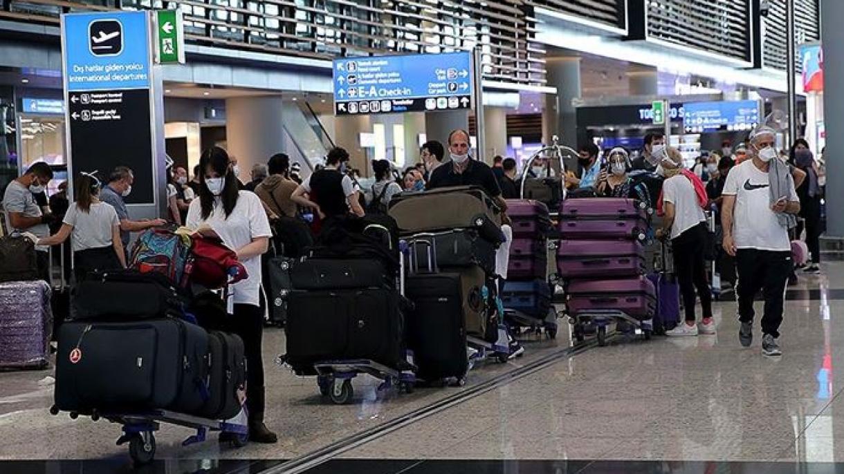 آمار مسافرین فرودگاههای استانبول در نیمه اول سال جاری