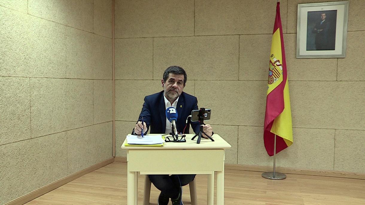 El líder catalán encarcelado Oriol Junqueras ha acudido a la campaña electoral desde la prisión