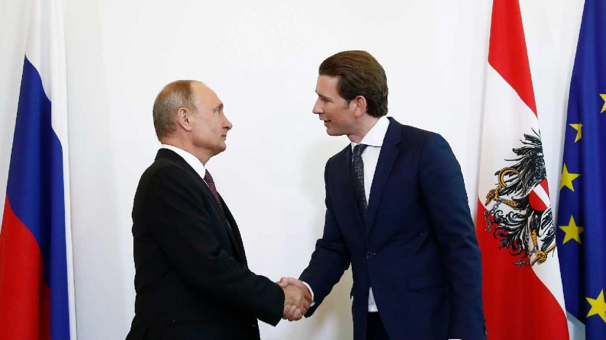 Putin Awstriyağa kitte