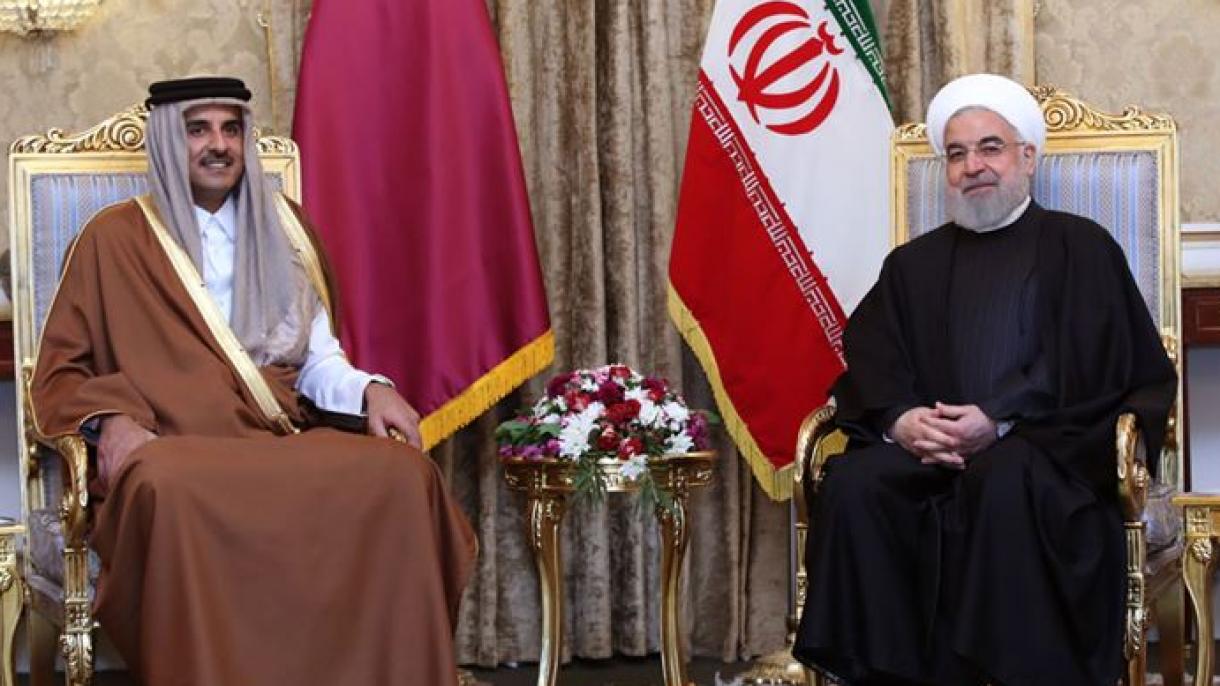 دیدار غیر مترقبه امیر قطر از ایران