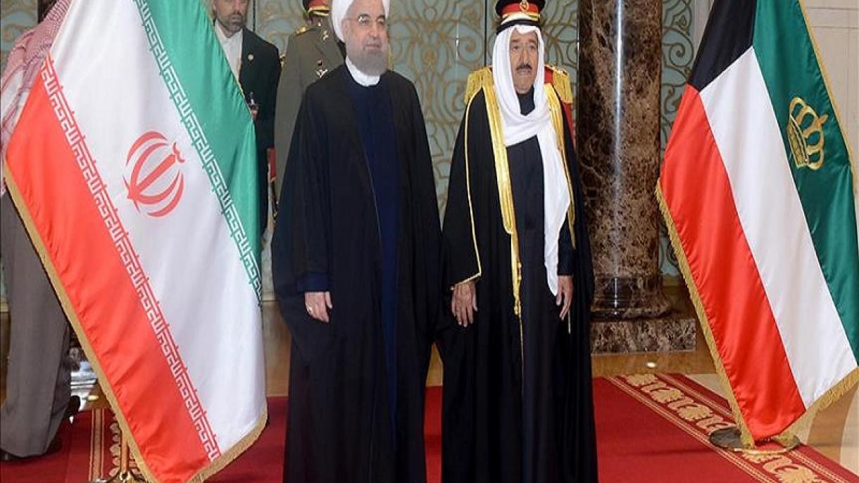 دیدار رئیس جمهور ایران با امیر کویت