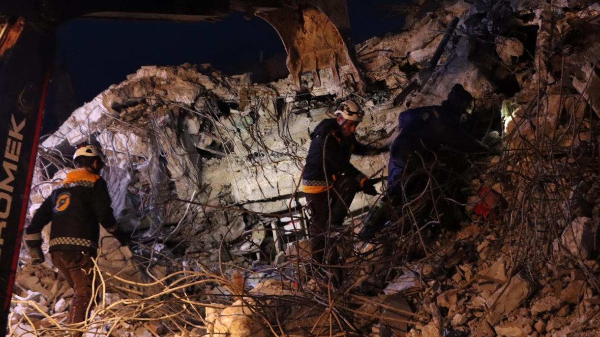 تعداد قربانیان زمین لرزه در سوریه به 1356 نفر رسید