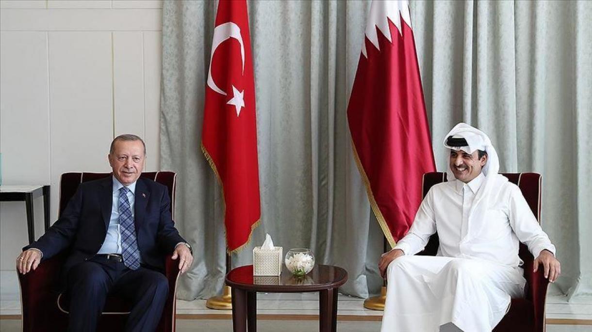 Емирът на Катар коментира  в Twitter посещението на Ердоган