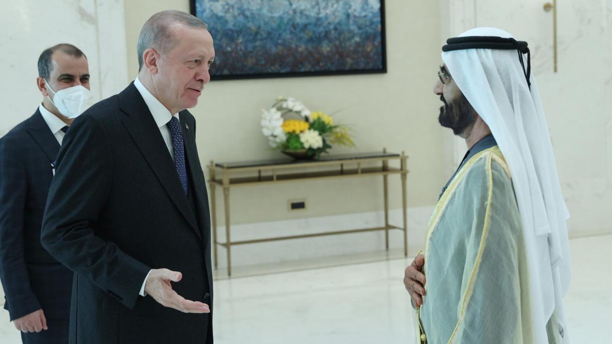 دیدار اردوغان با حاکم دبی