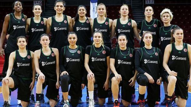 تیم ملی بسکتبال زنان ترکیه و بازیهای حذفی المپیک زنان 2016 فیبا