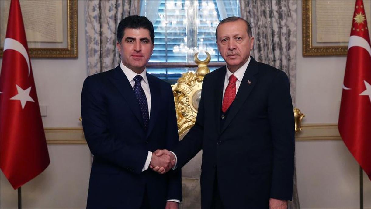 ناچروان برزانی کو صدرِ ترکی کی مبارکباد