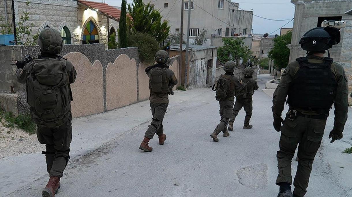 اسرائیل عسکر لری فلسطین لیک بیر عیال نی اولدیردی