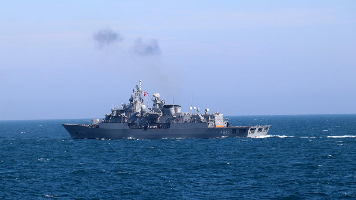 رزمایش نظامی مشترک نیروهای دریایی ترکیه و روسیه