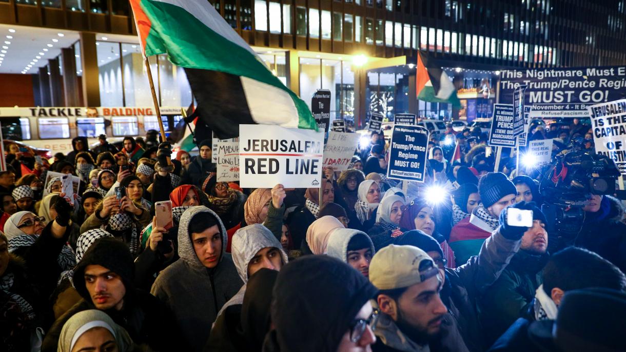 La decisión de EEUU sobre Jerusalén se protesta en varias partes del mundo