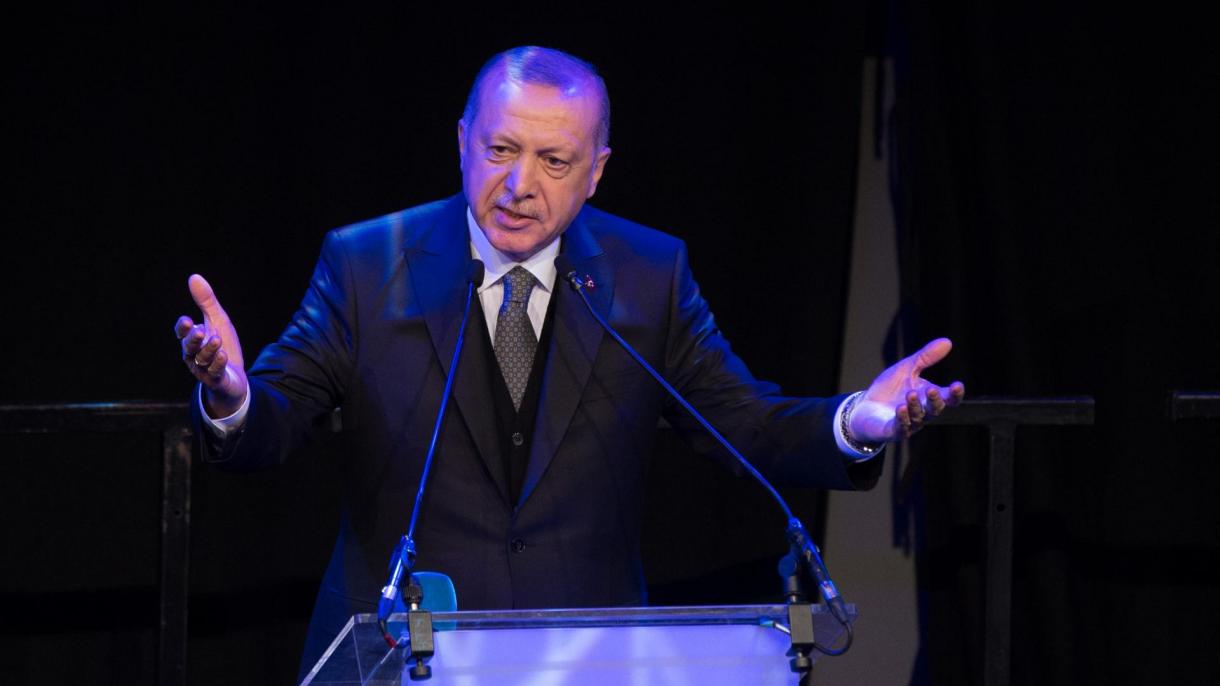 سخنرانی اردوغان در جمع شهروندان ترک و جامعه مسلمان مقیم لندن