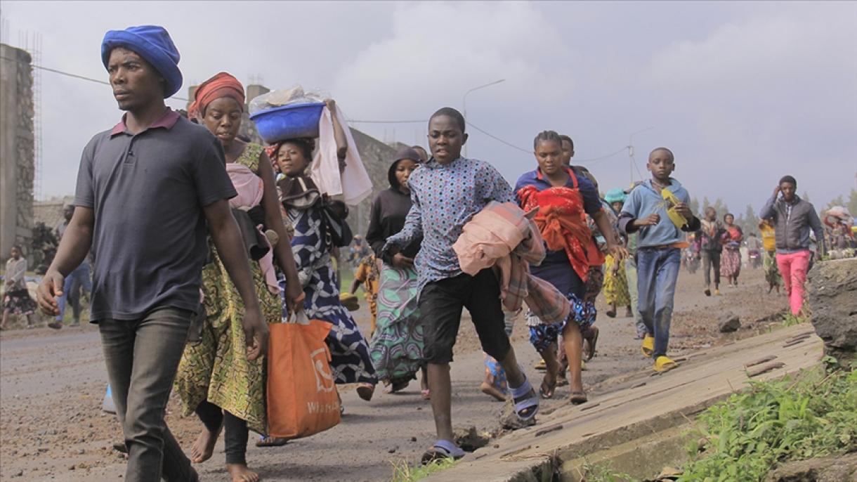 刚果冲突造成约 1百万人无家可归