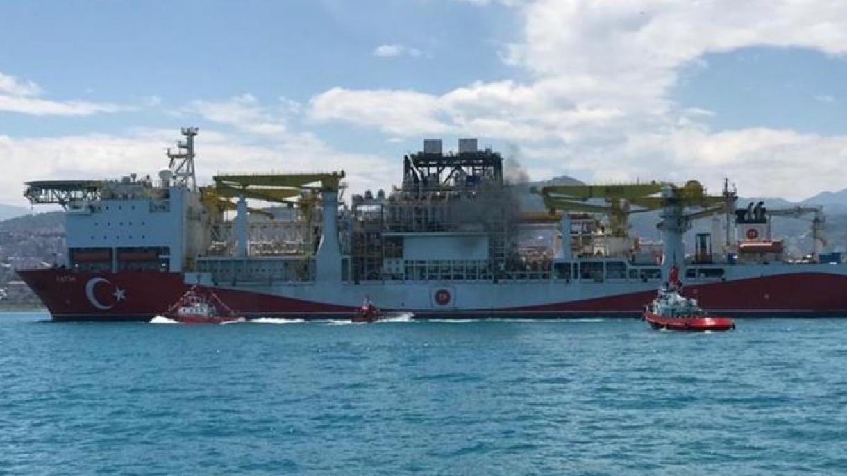 Сондажният кораб „Фатих“ пристигна в Трабзон