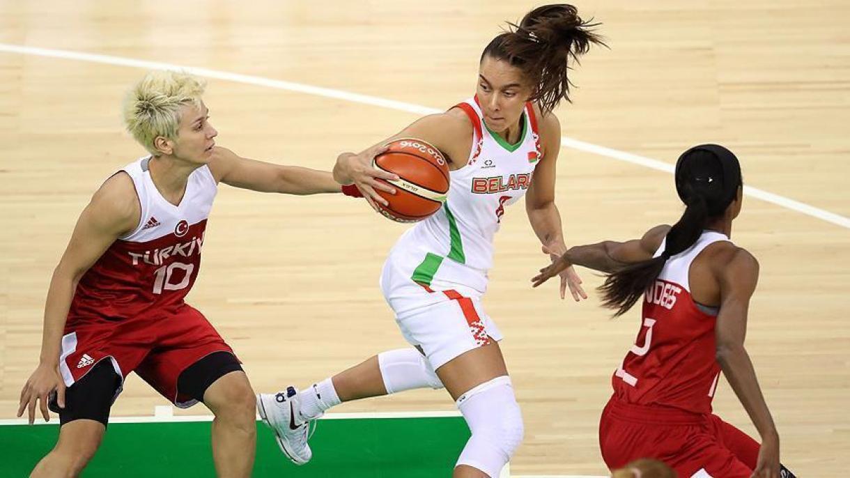پیروزی تیم بسکتبال زنان ترکیه بر بلاروس در المپیک 2016 ریو