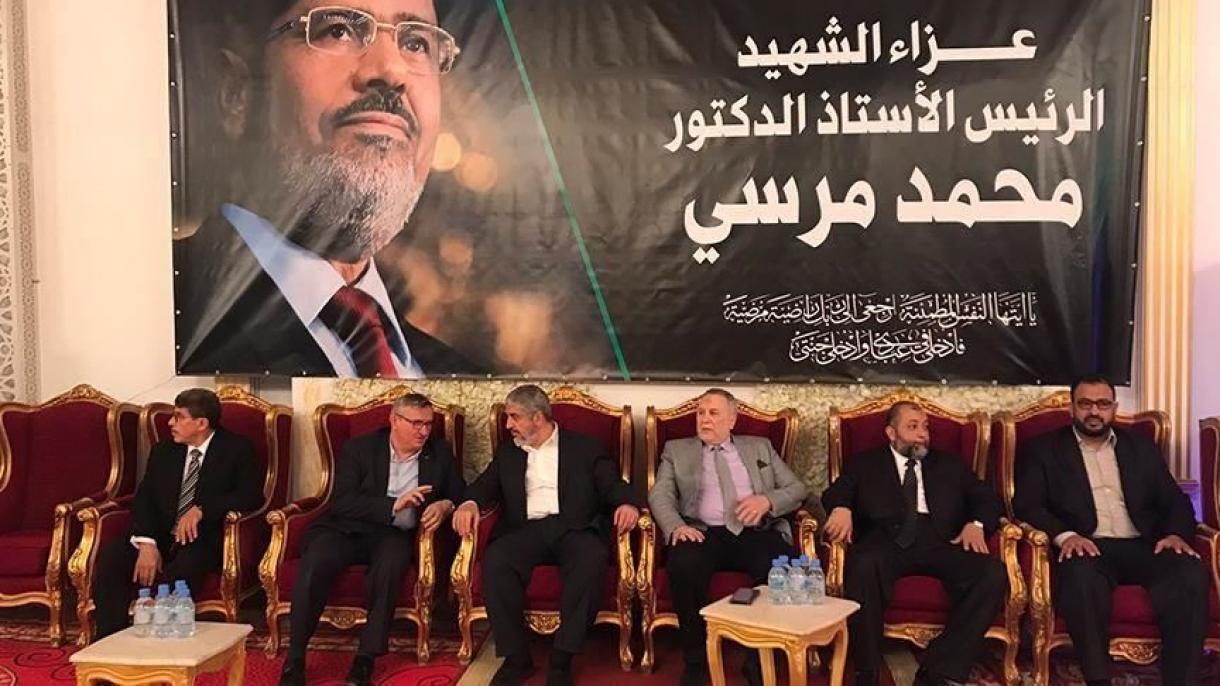 راه اندازی حجله‌های عزا داری برای محمد مرسی در قطر