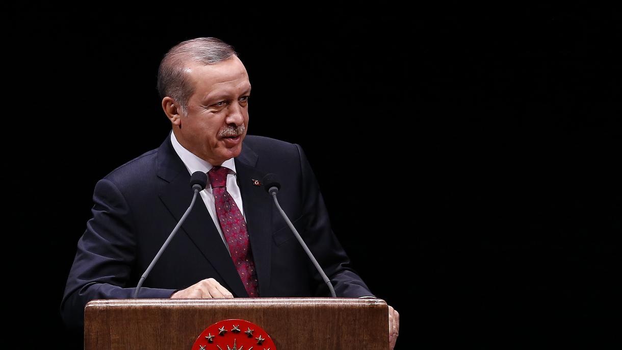 اردوغان:گروه های پ.ی.د و ی.پ.گ هر دو شاخه گروه تروریستی پ.ک.ک هستند