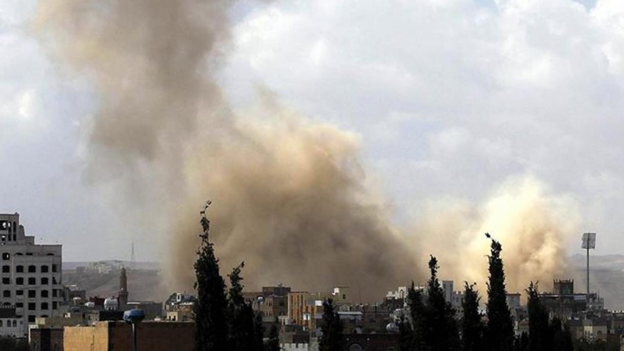 حمله هوایی نیروهای ائتلاف با پیشگامی عربستان به 6 استان یمن
