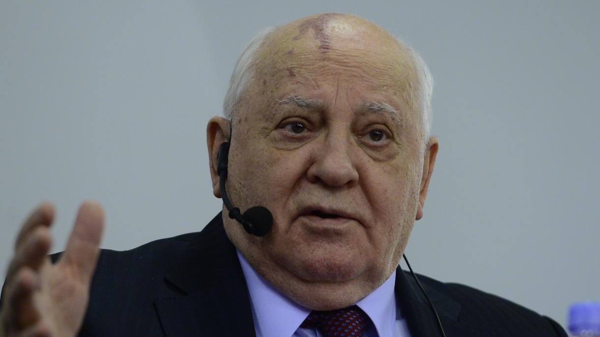 اردوغان روسیادا میخائیل گورباچوو ایله گؤروشدو