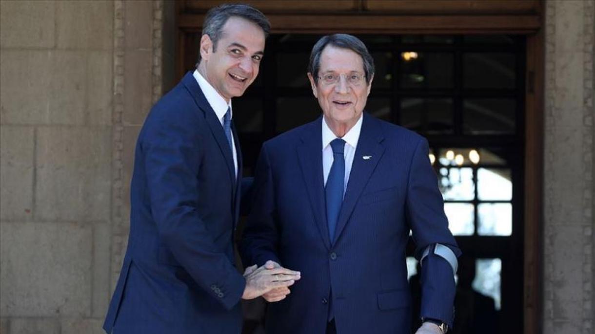 نخست وزیر جدید یونان اولین سفر خارجی خود را به بخش یونانی نشین قبرس ترتیب داد