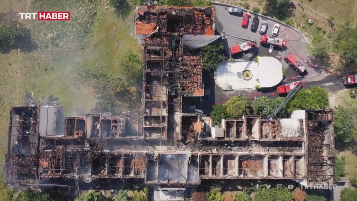 یونان، اسپتال میں آگ لگنے سے تاریخی عمارت ناکارہ بن گئی