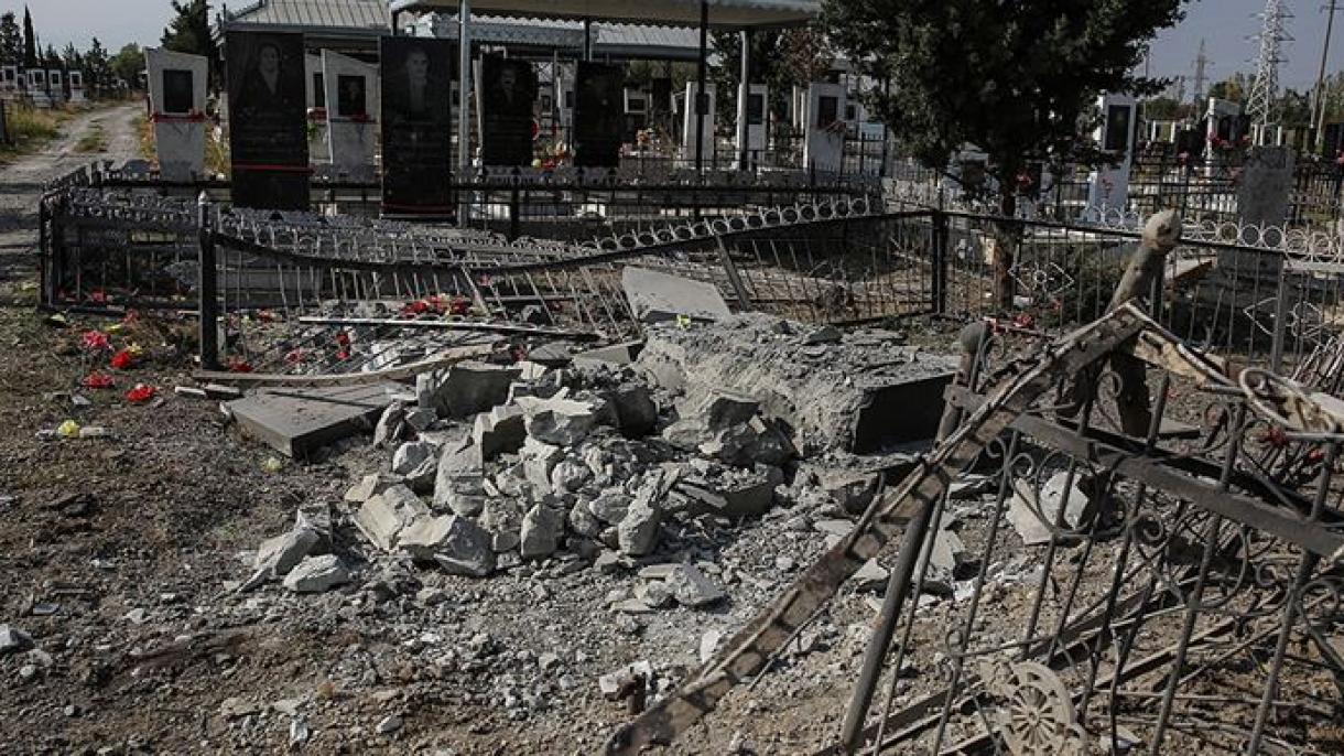 Реакција од МНО на нападот на ерменската армија врз гробиштата во азербејџанскиот град Тертер