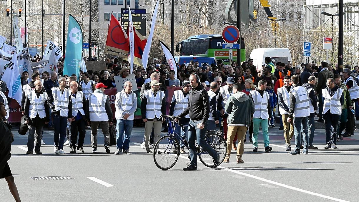 Demonstrații antirasiste în Belgia