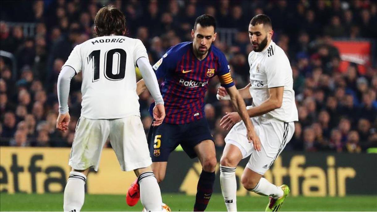 Barcelona e Real Madrid empataram 1-1 nas meias finais da Taça do Rei